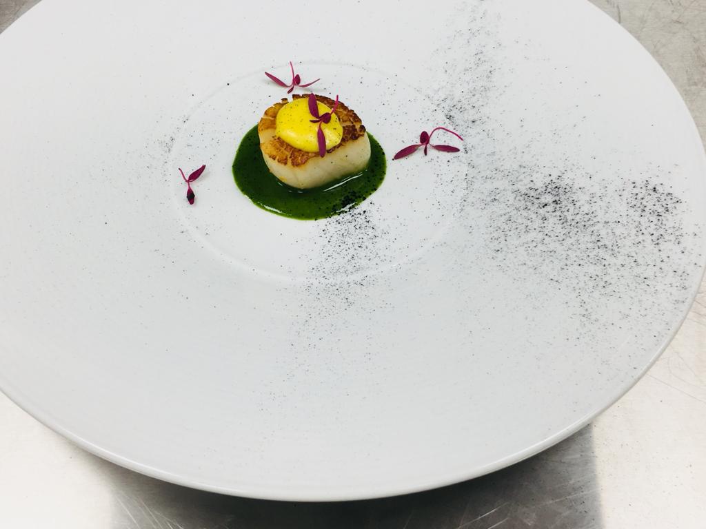 Seared scallop