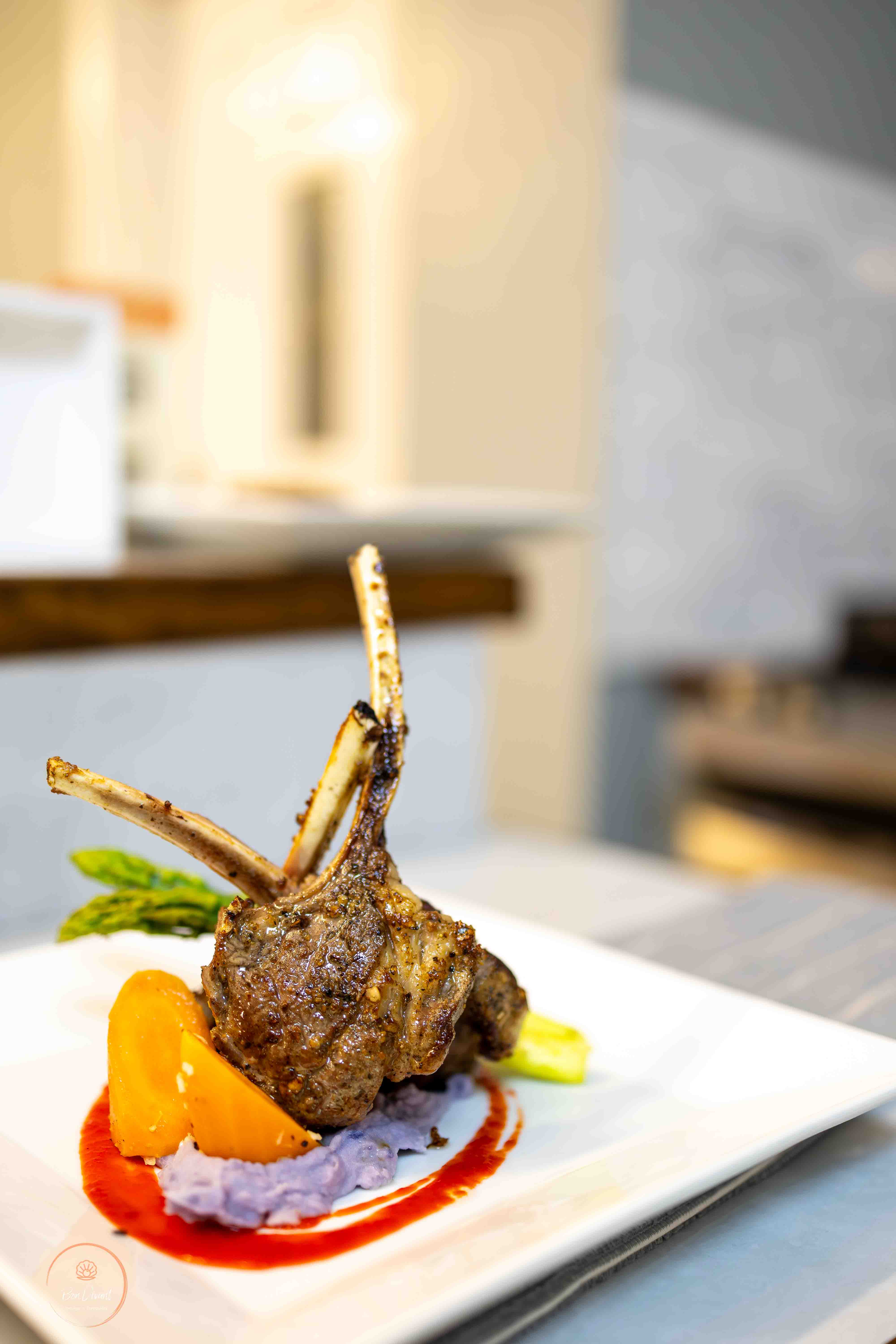 Private chef plated dish